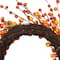 14" Orange & Red Berry Artificial Fall Harvest Twig Wreath